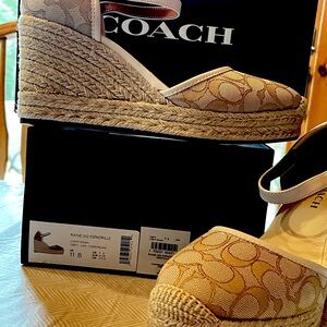 NIB Coach Raine Sig Espadrille - SZ 11 B
